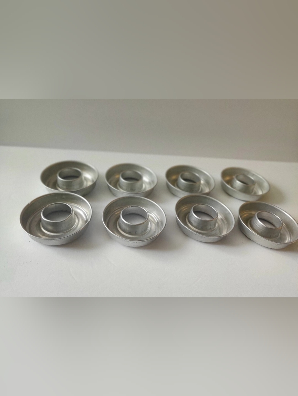 Vintage Aluminum Mini Bundt Pans Jello Molds - Set of 8